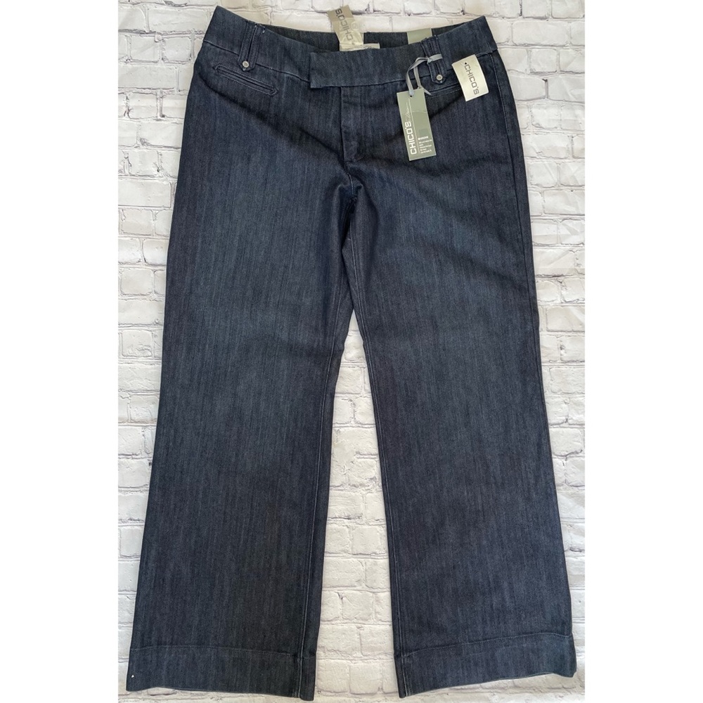 NWT Chico's Platinum Modern Jeans Size 3 Women 16